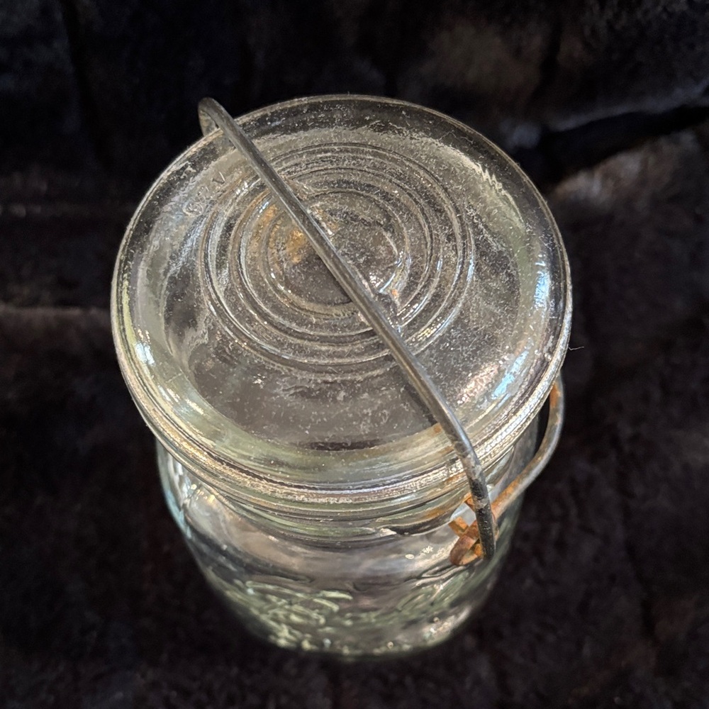 Vintage Ball Ideal Wire Seal Clear Glass Made in USA 🇺🇸 - Picture 5 of 11